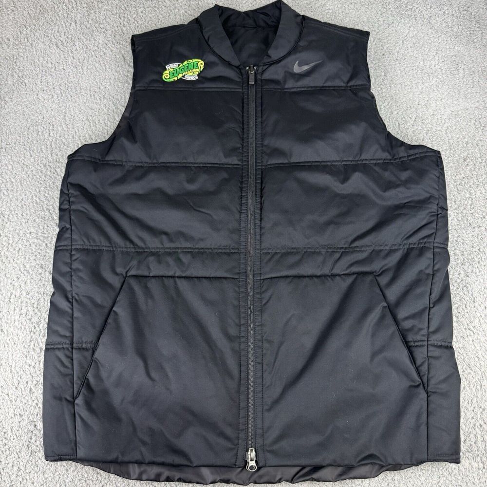 Nike Synthetic Fill Core Reversible Golf Vest 932303-010 Men's Xl Black